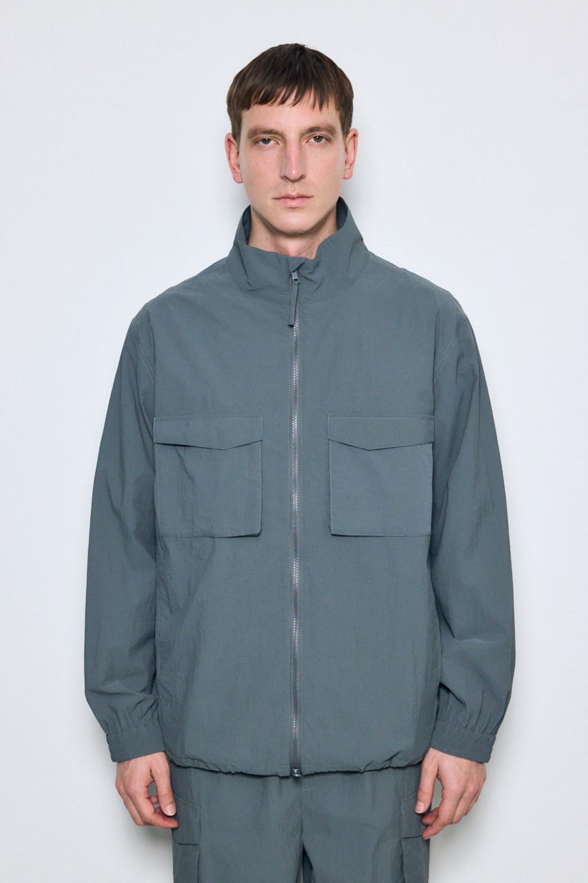 トライファンクションスタンドカラーブルゾン GRY S