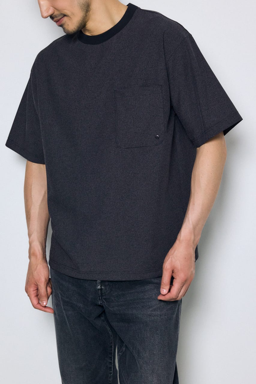 テックジャガードアクショントップス BLK M