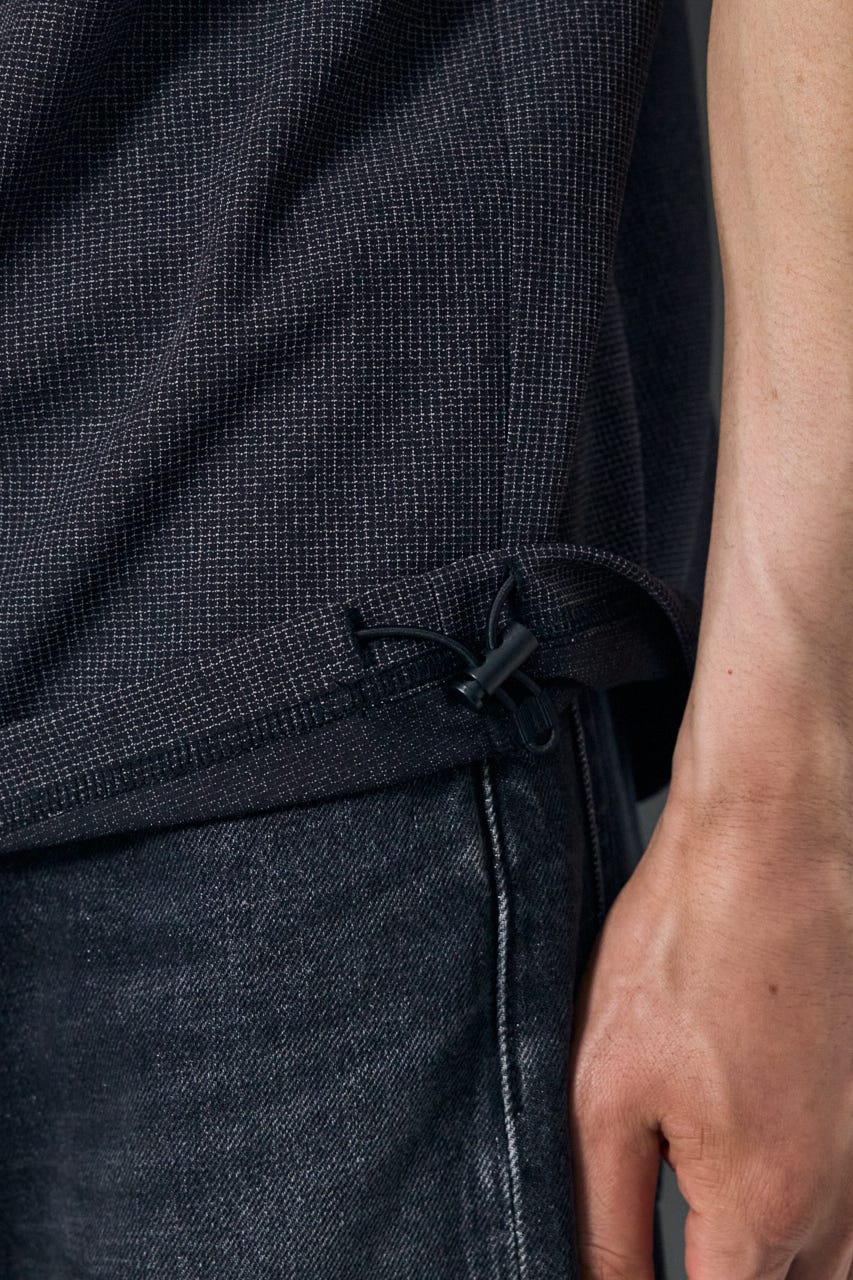 テックジャガードアクショントップス BLK M