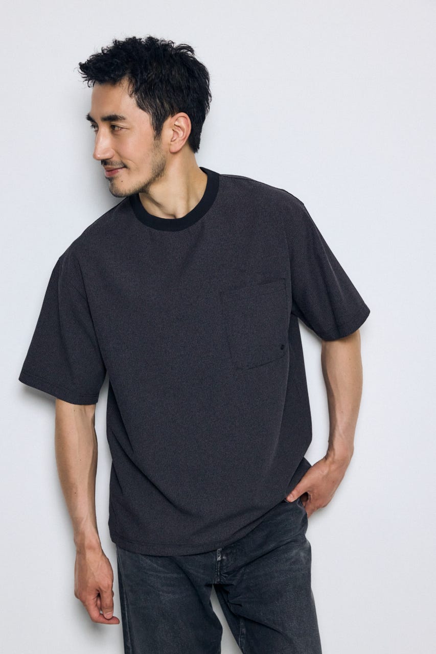 テックジャガードアクショントップス BLK M