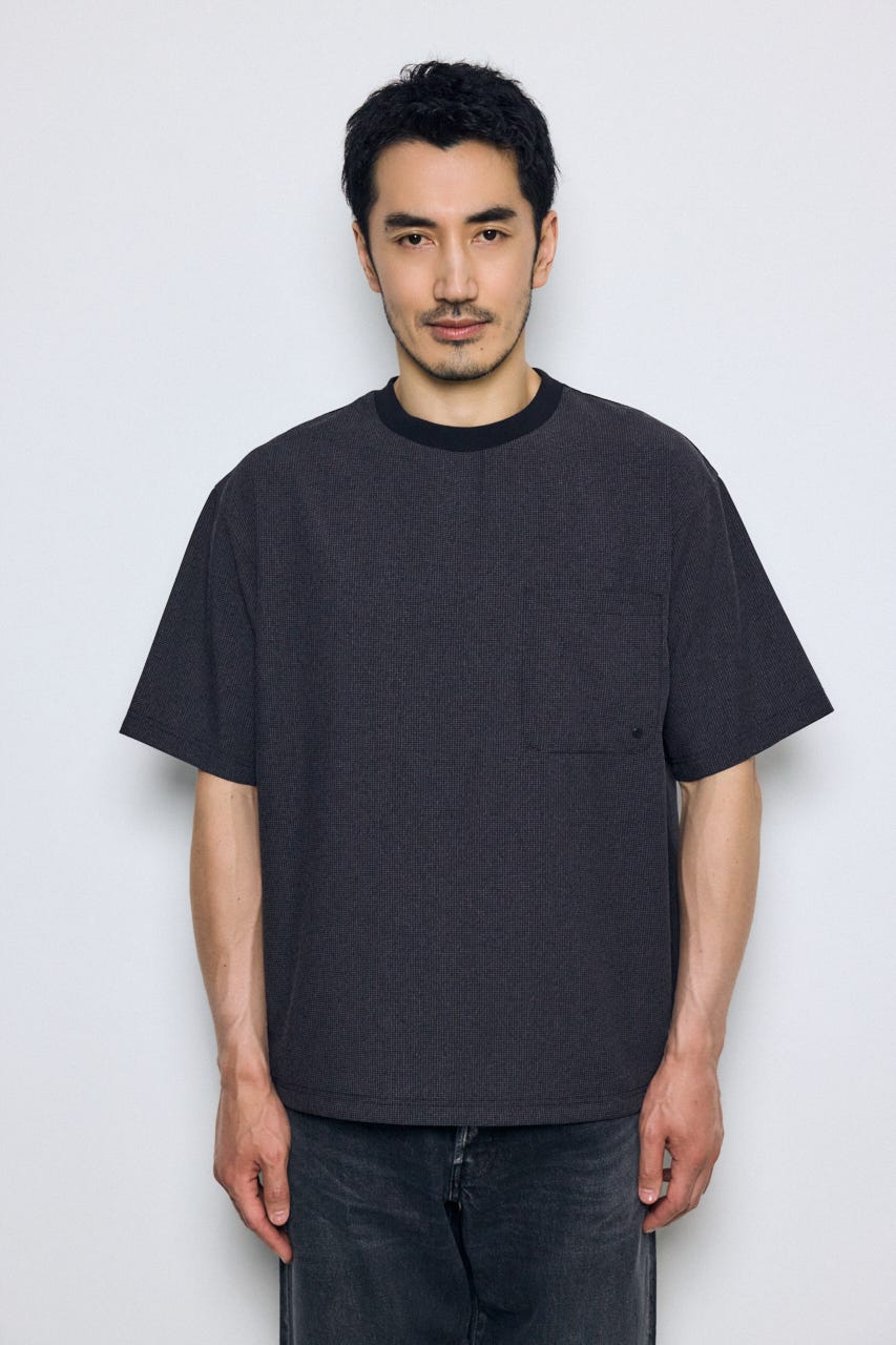 テックジャガードアクショントップス BLK M