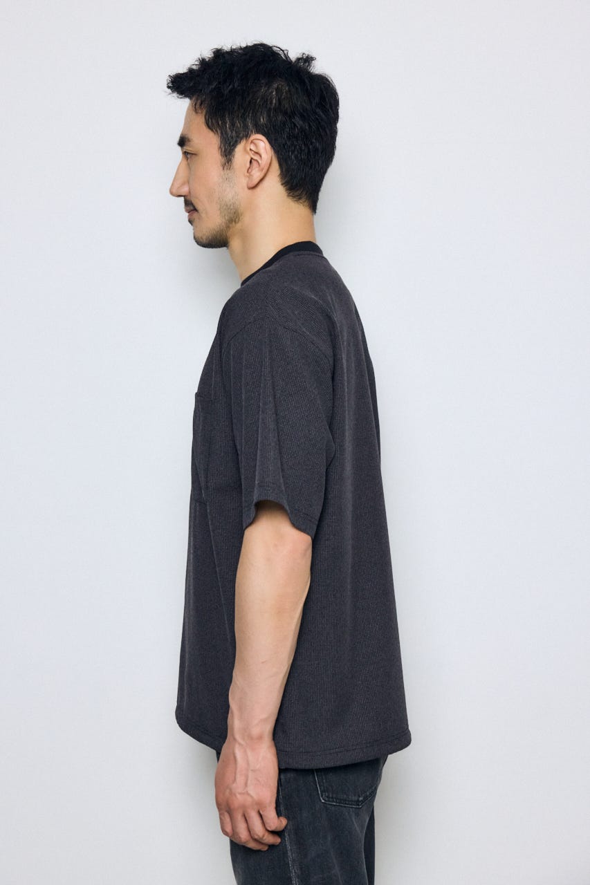 テックジャガードアクショントップス BLK M