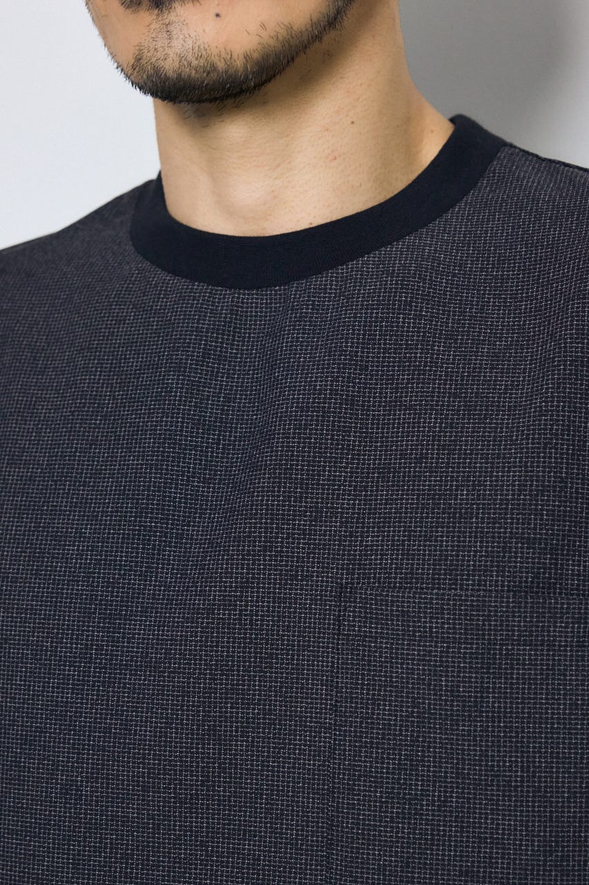 テックジャガードアクショントップス BLK M