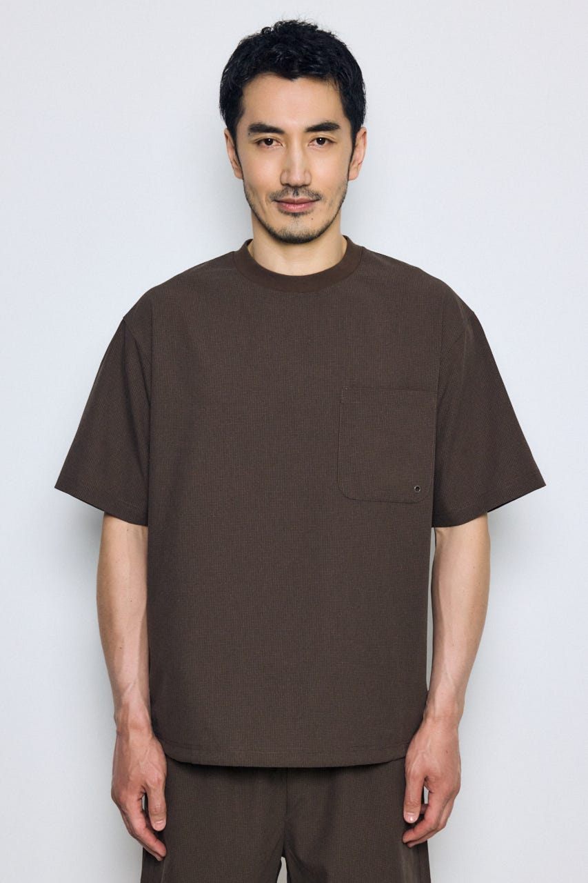 テックジャガードアクショントップス BRN M