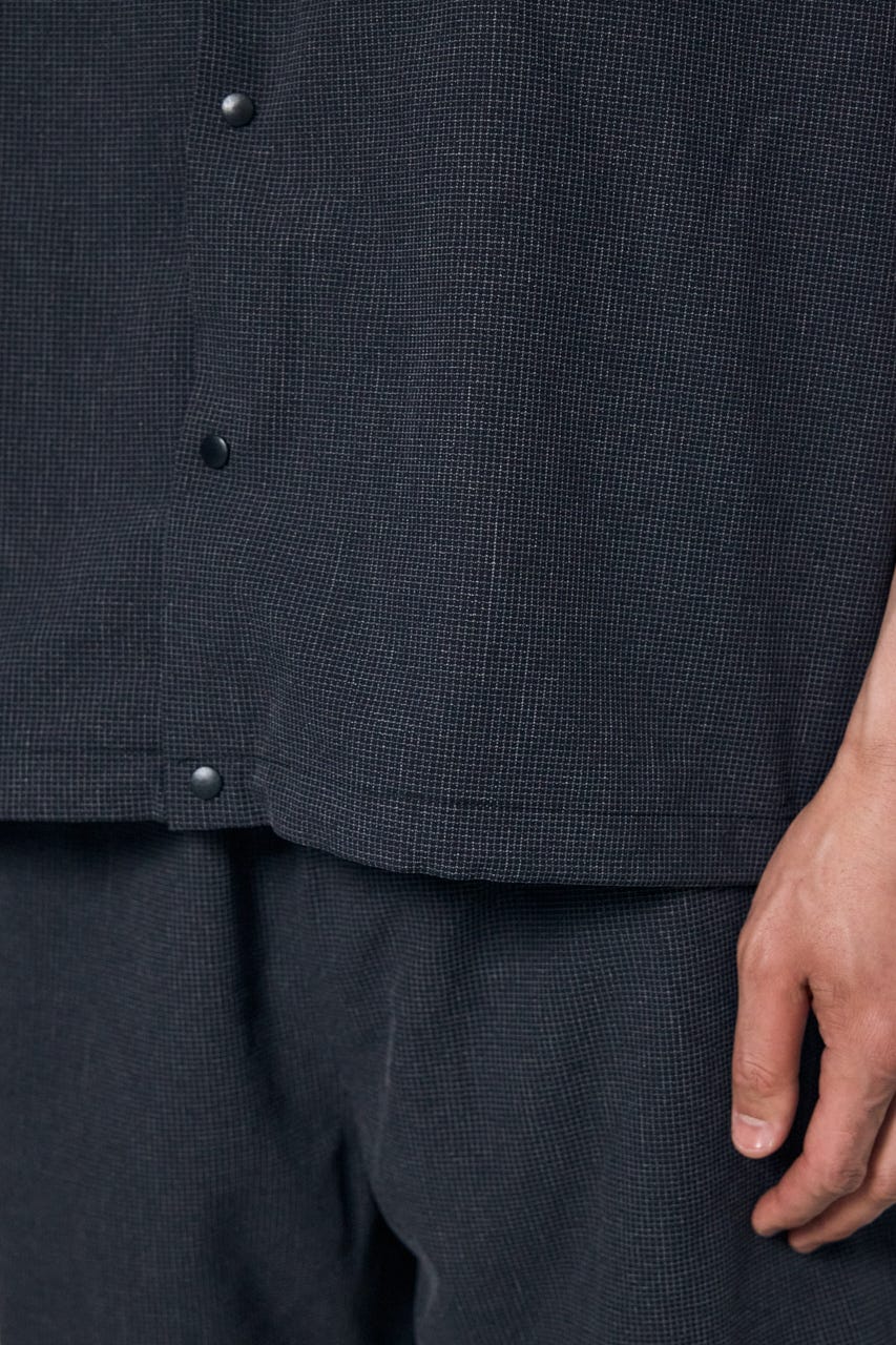 テックジャガードアクション半袖シャツ BLK L