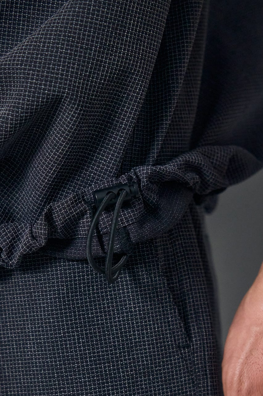 テックジャガードアクション半袖シャツ BLK L
