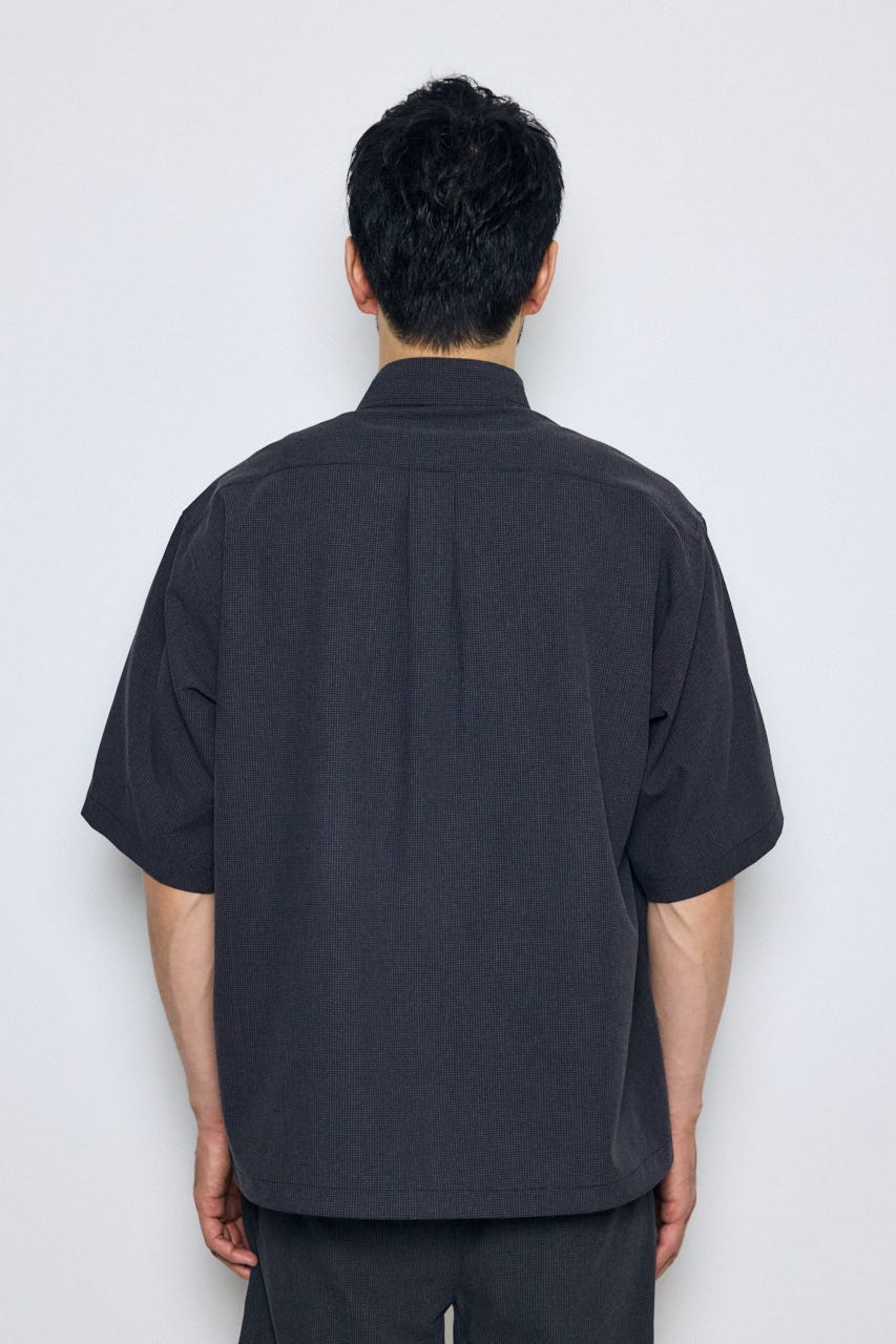 テックジャガードアクション半袖シャツ BLK L