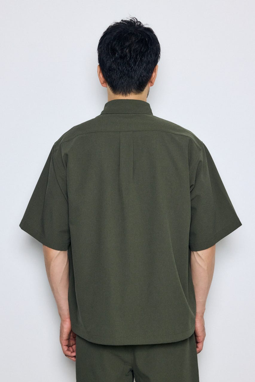 テックジャガードアクション半袖シャツ KHA M