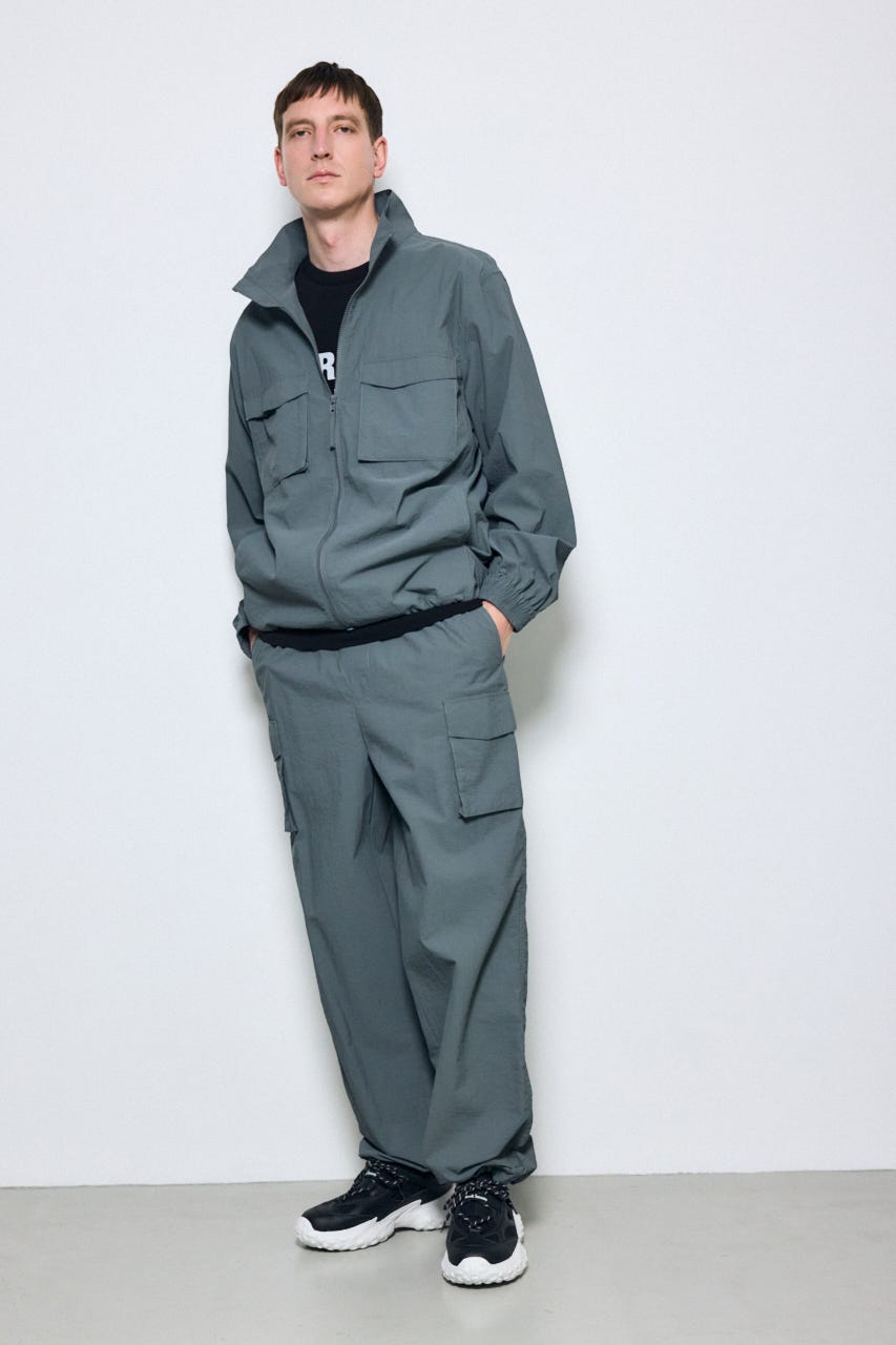 トライファンクションカーゴパンツ GRY L