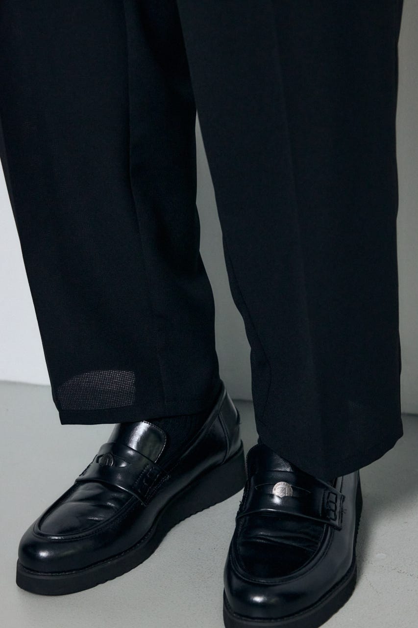 メッシュスラックスパンツ BLK L