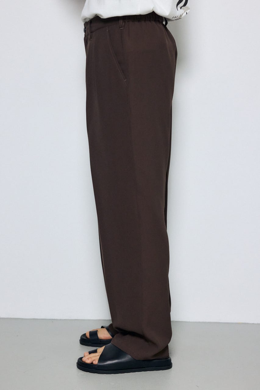 メッシュスラックスパンツ D/BRN L
