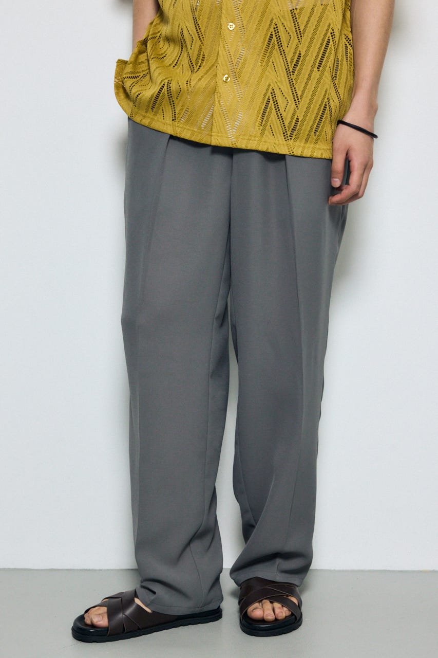 メッシュスラックスパンツ GRY L