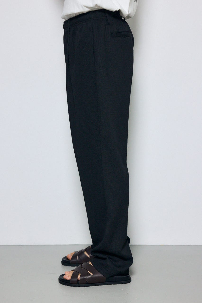 楊柳リラックスパンツ BLK M