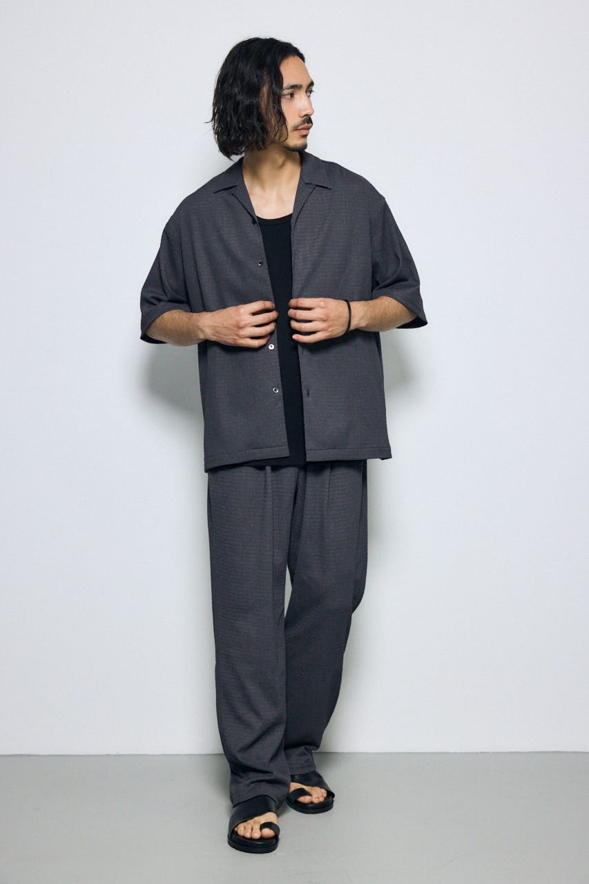 楊柳リラックスパンツ GRY L