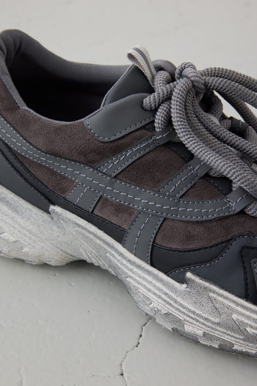 ボリュームソールスニーカー GRY L