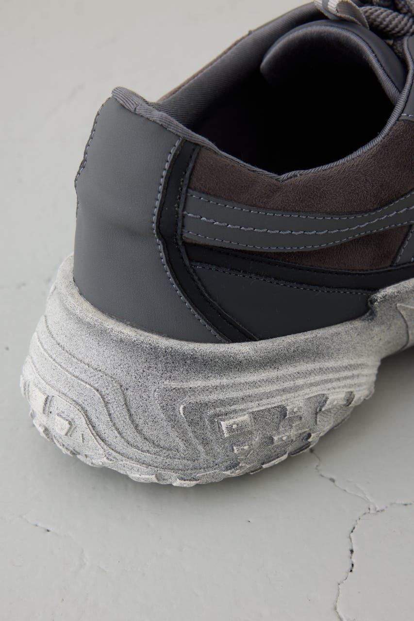 ボリュームソールスニーカー GRY L