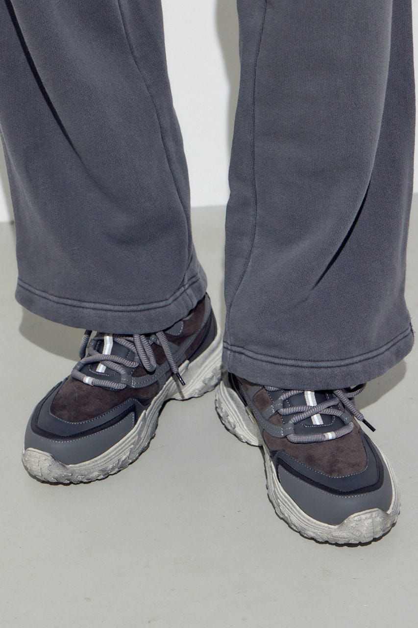 ボリュームソールスニーカー GRY L