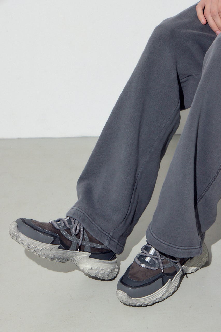 ボリュームソールスニーカー GRY L