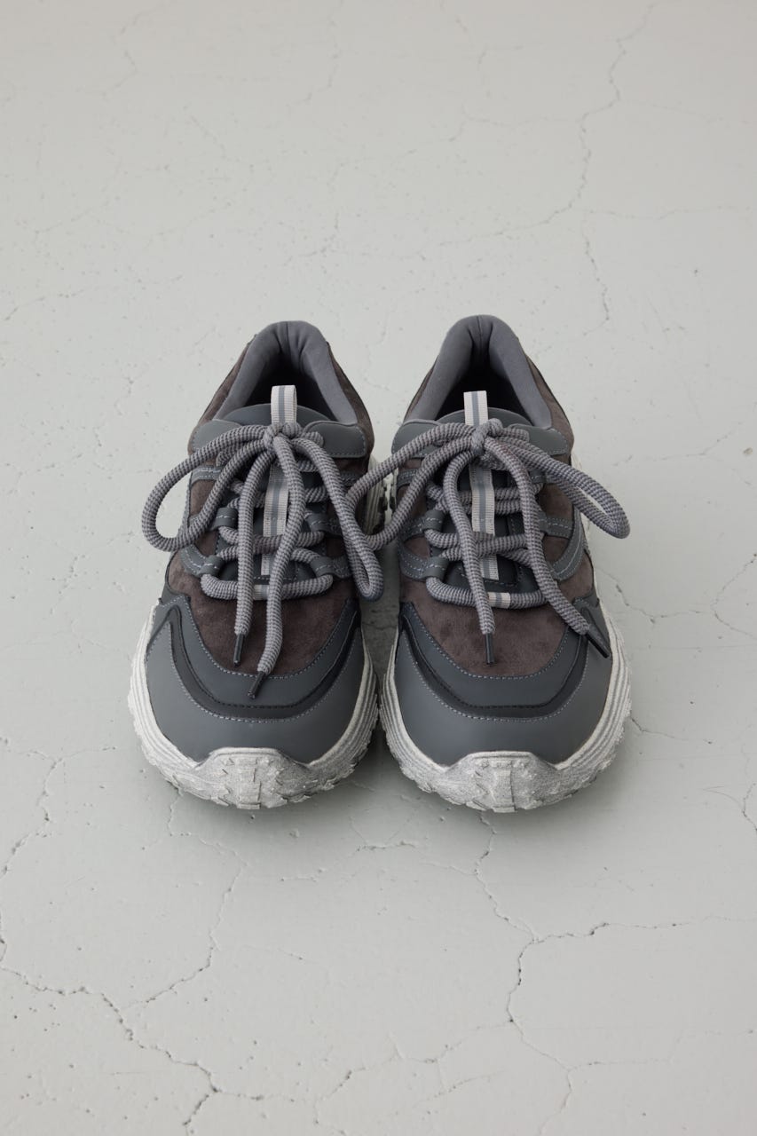 ボリュームソールスニーカー GRY L