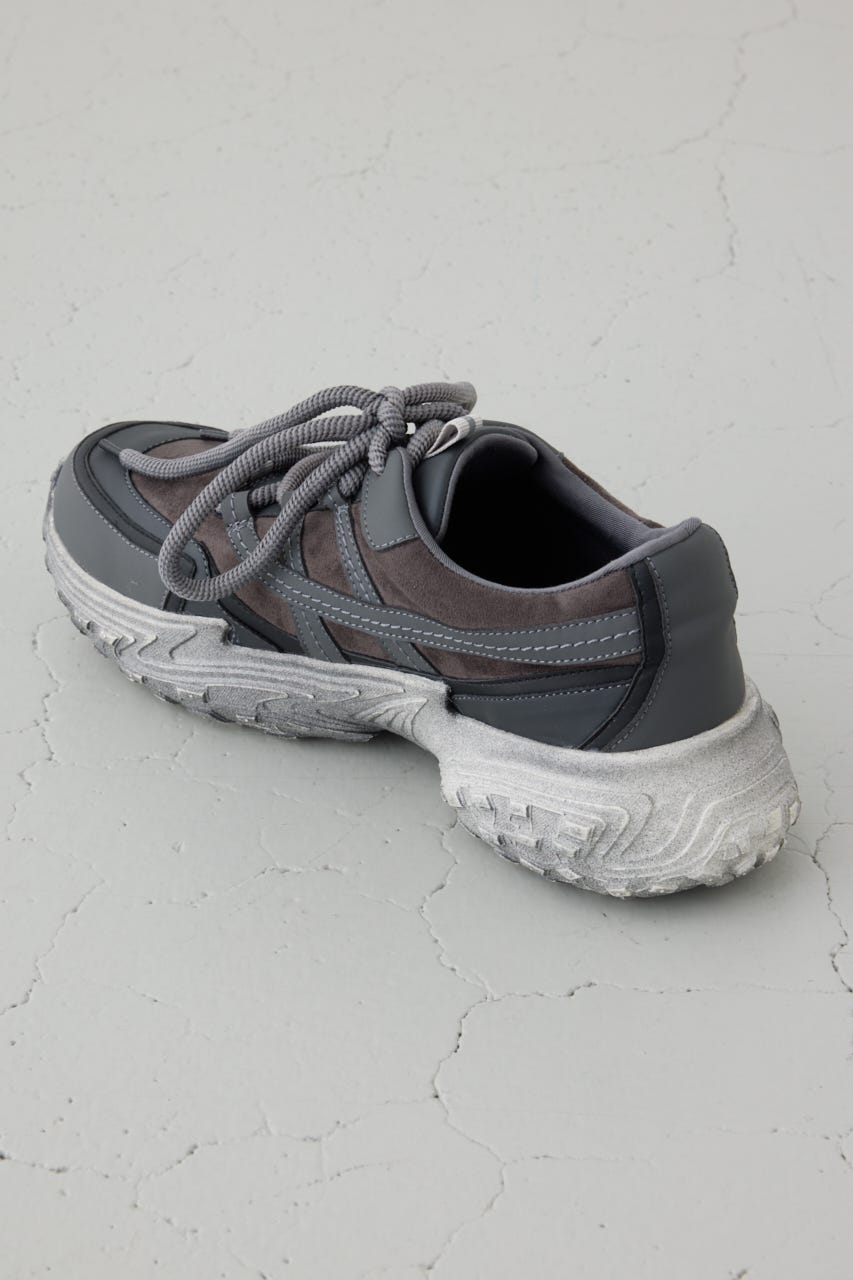 ボリュームソールスニーカー GRY L