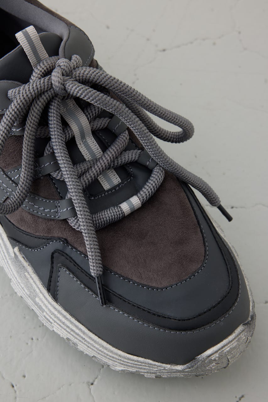 ボリュームソールスニーカー GRY L