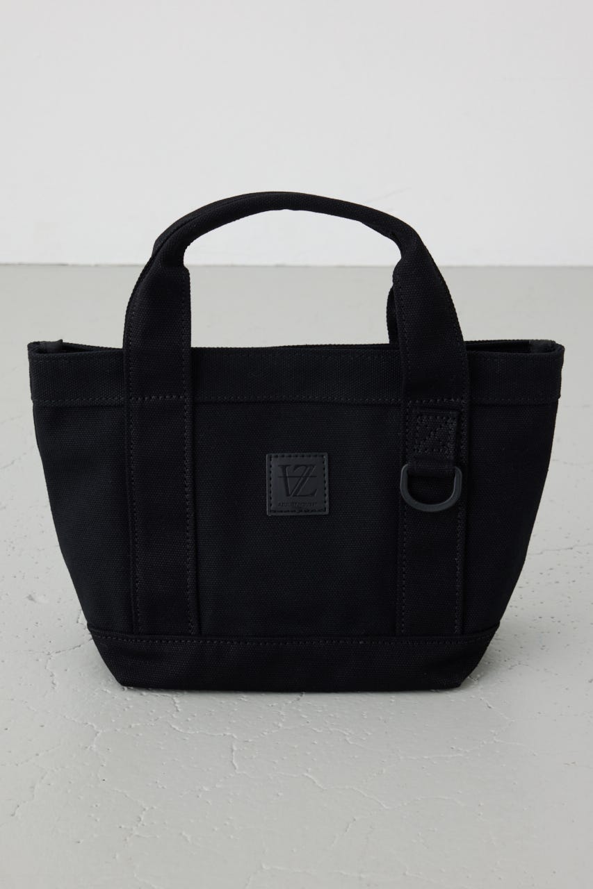 パッチ付きミニトートバッグ BLK FREE