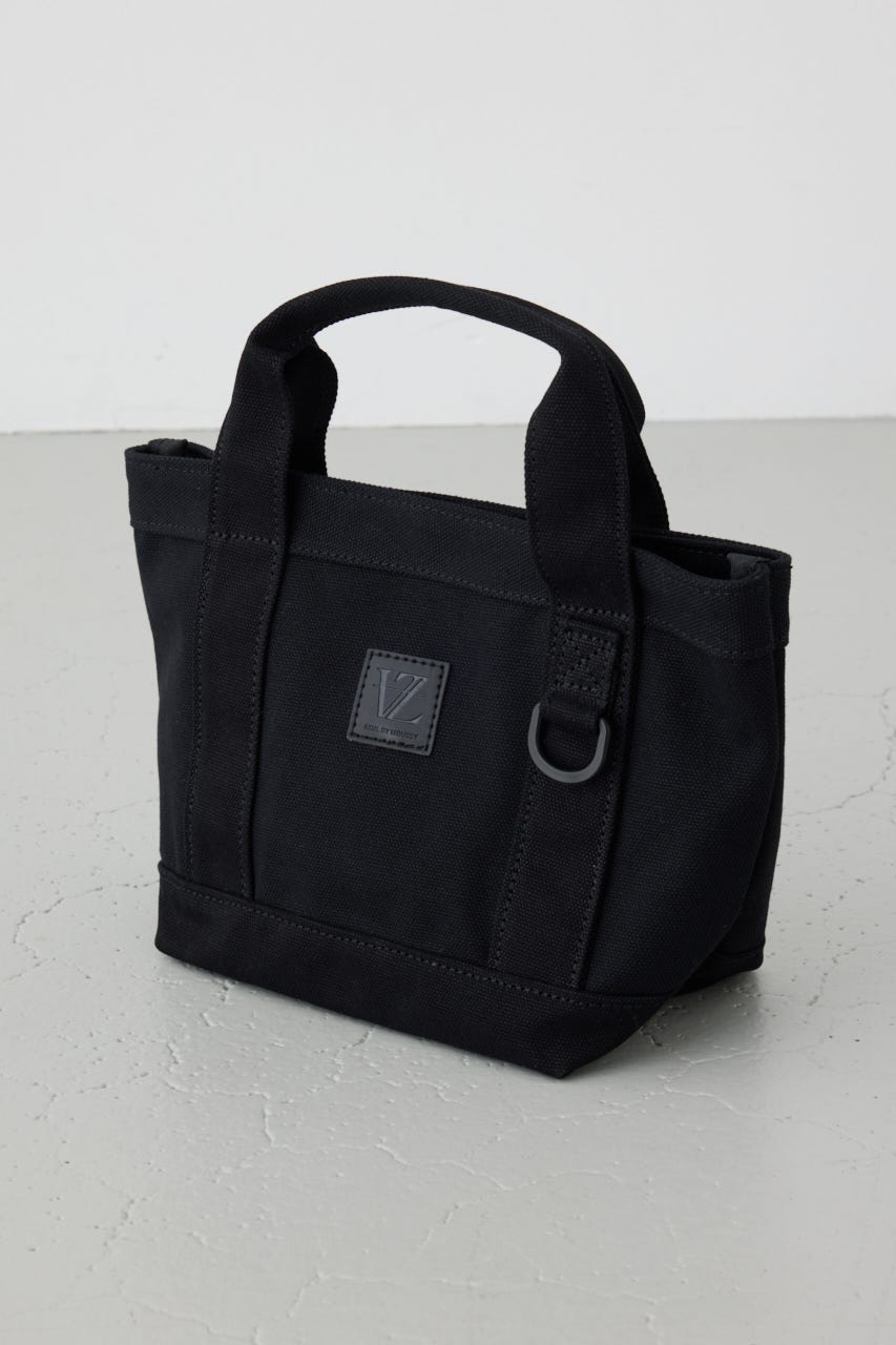 パッチ付きミニトートバッグ BLK FREE