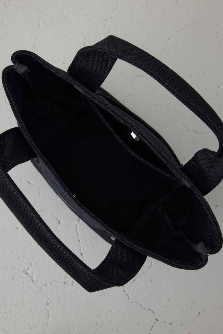 パッチ付きミニトートバッグ BLK FREE