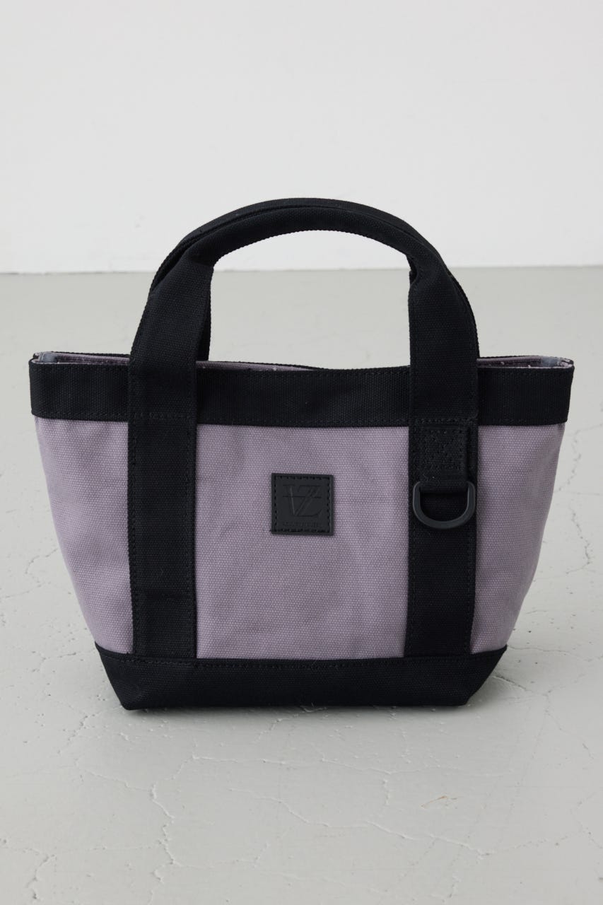 パッチ付きミニトートバッグ GRY FREE