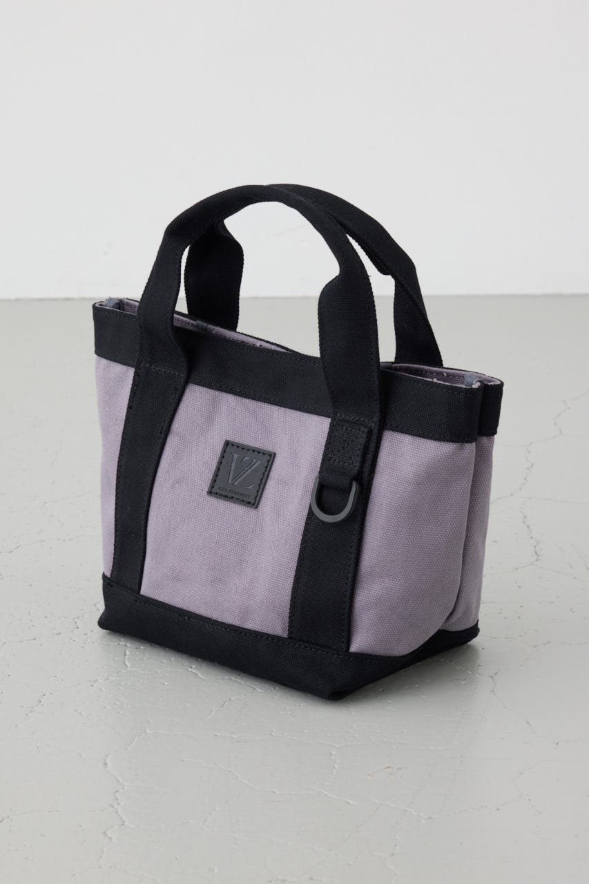 パッチ付きミニトートバッグ GRY FREE