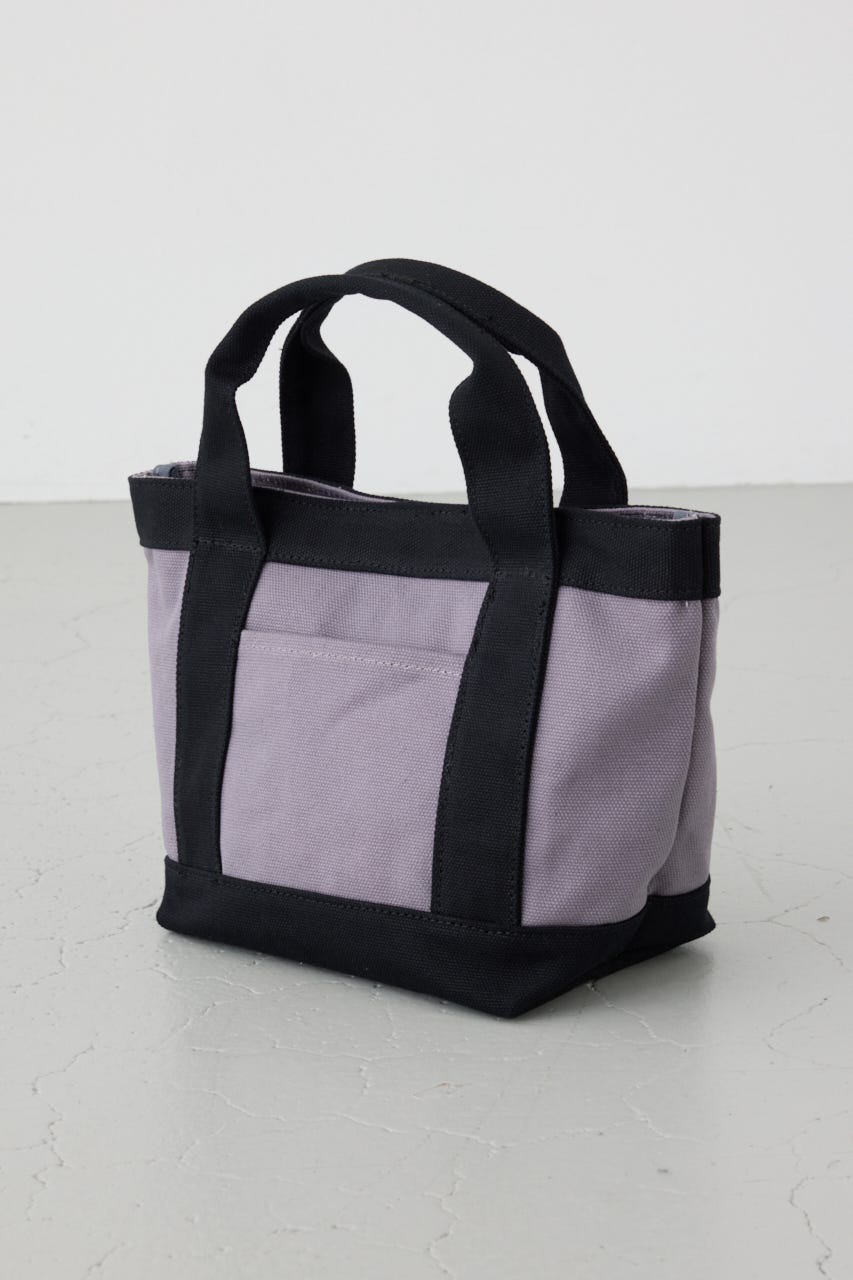 パッチ付きミニトートバッグ GRY FREE