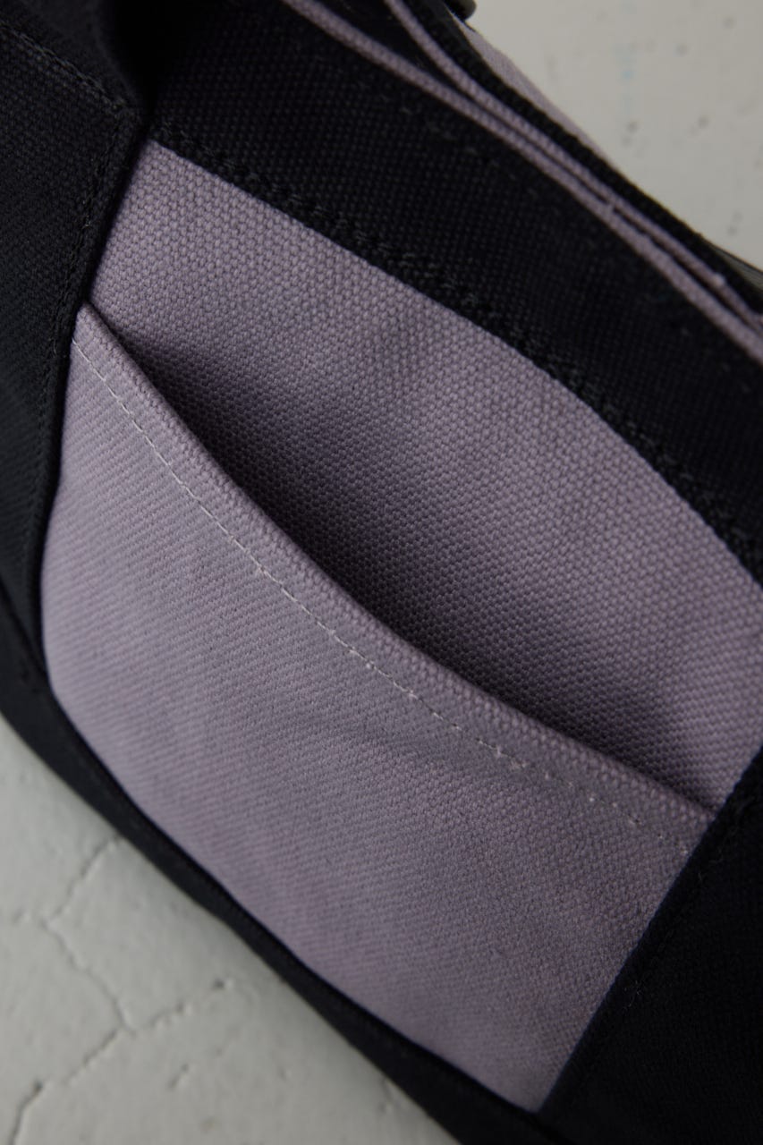 パッチ付きミニトートバッグ GRY FREE