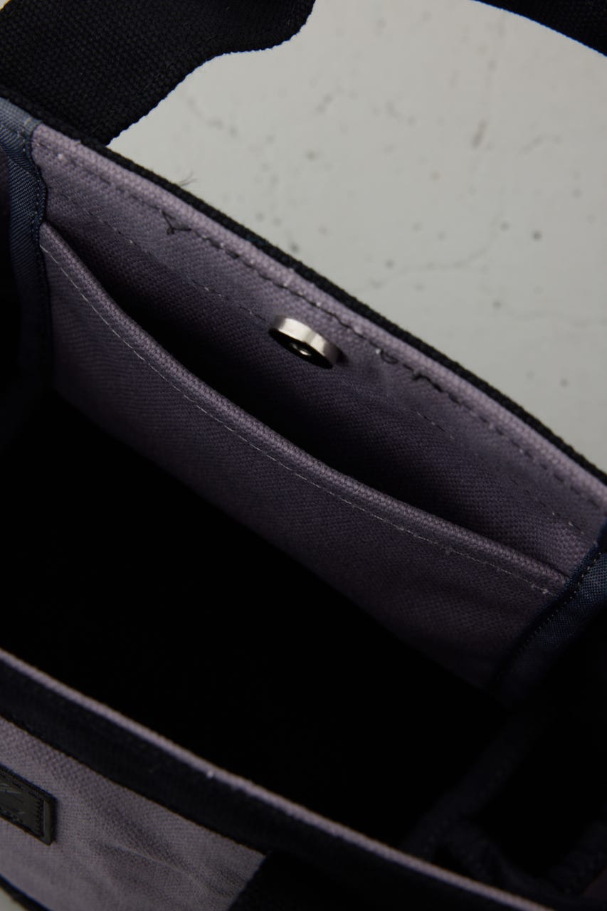 パッチ付きミニトートバッグ GRY FREE