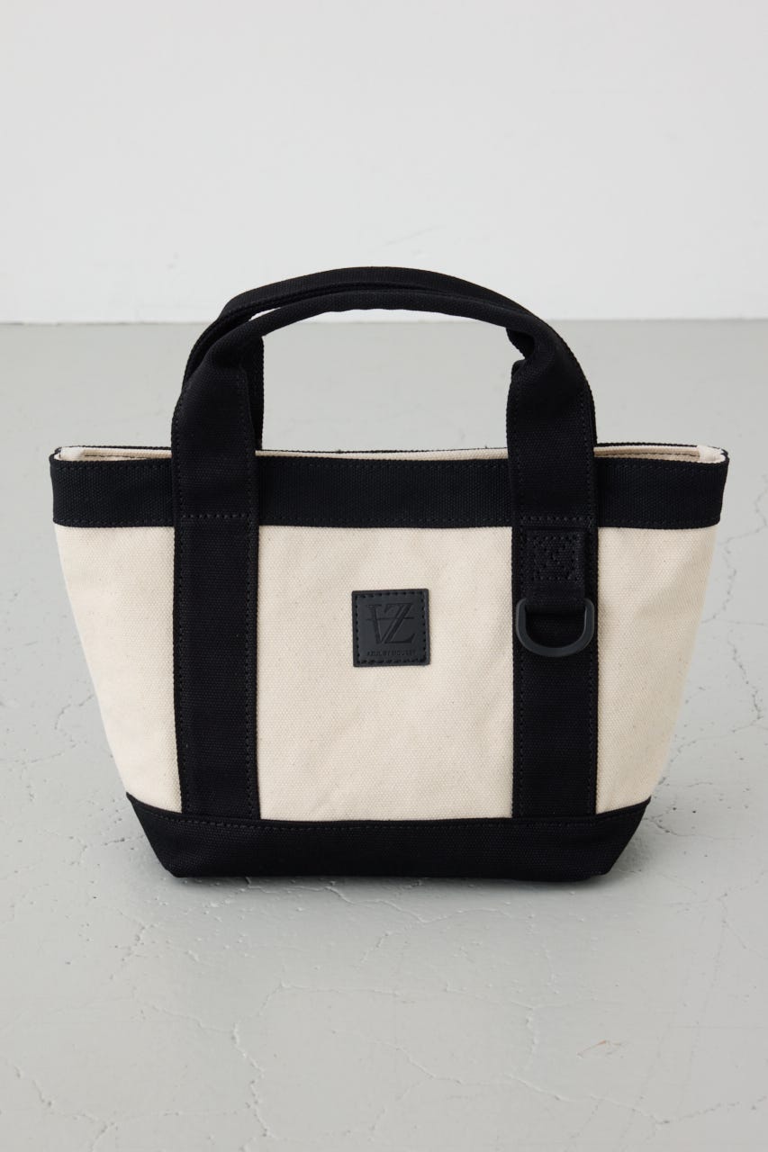 パッチ付きミニトートバッグ WHT FREE