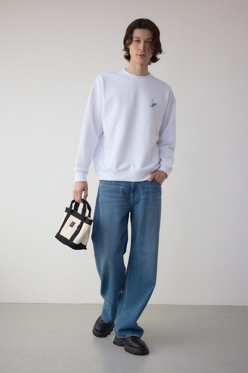 パッチ付きミニトートバッグ WHT FREE