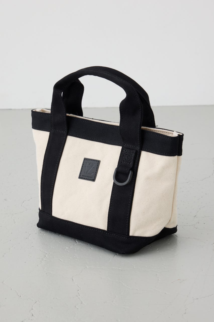 パッチ付きミニトートバッグ WHT FREE