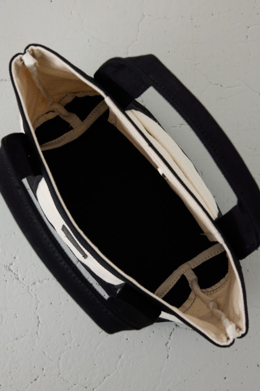 パッチ付きミニトートバッグ WHT FREE