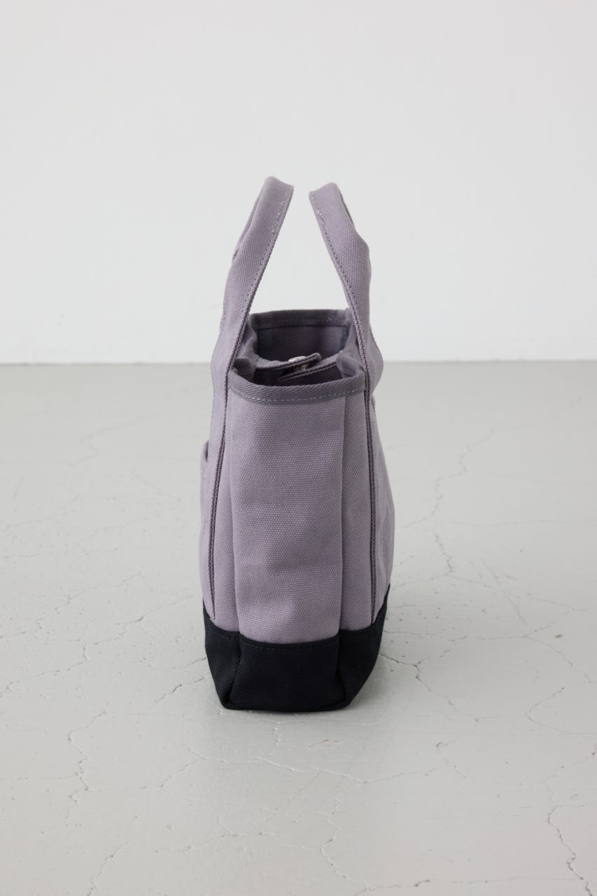 パッチ付きミニトートスクエアバッグ GRY FREE