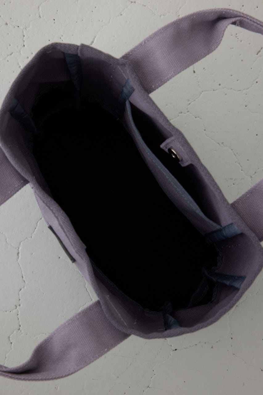 パッチ付きミニトートスクエアバッグ GRY FREE