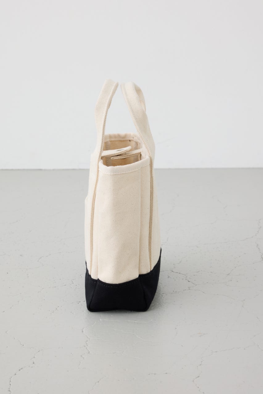 パッチ付きミニトートスクエアバッグ WHT FREE