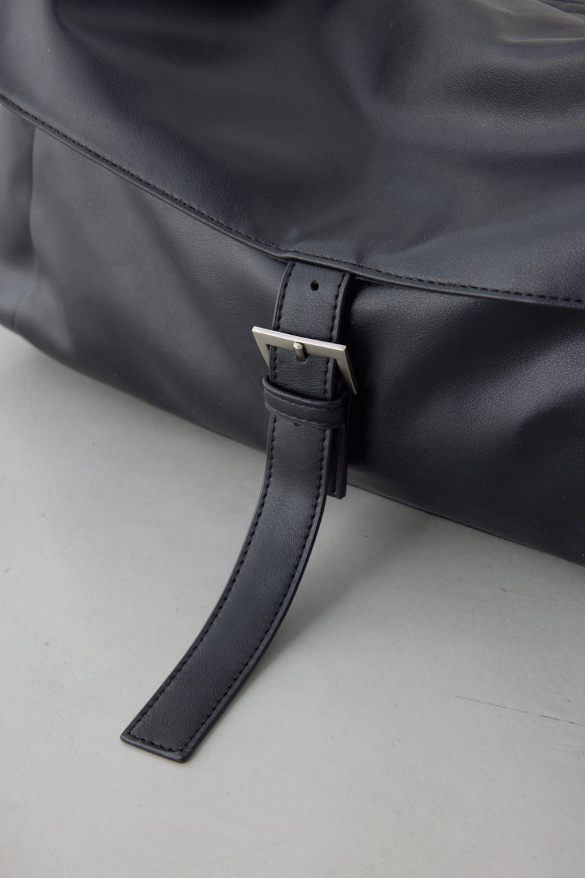 合皮ショルダーバッグ BLK FREE