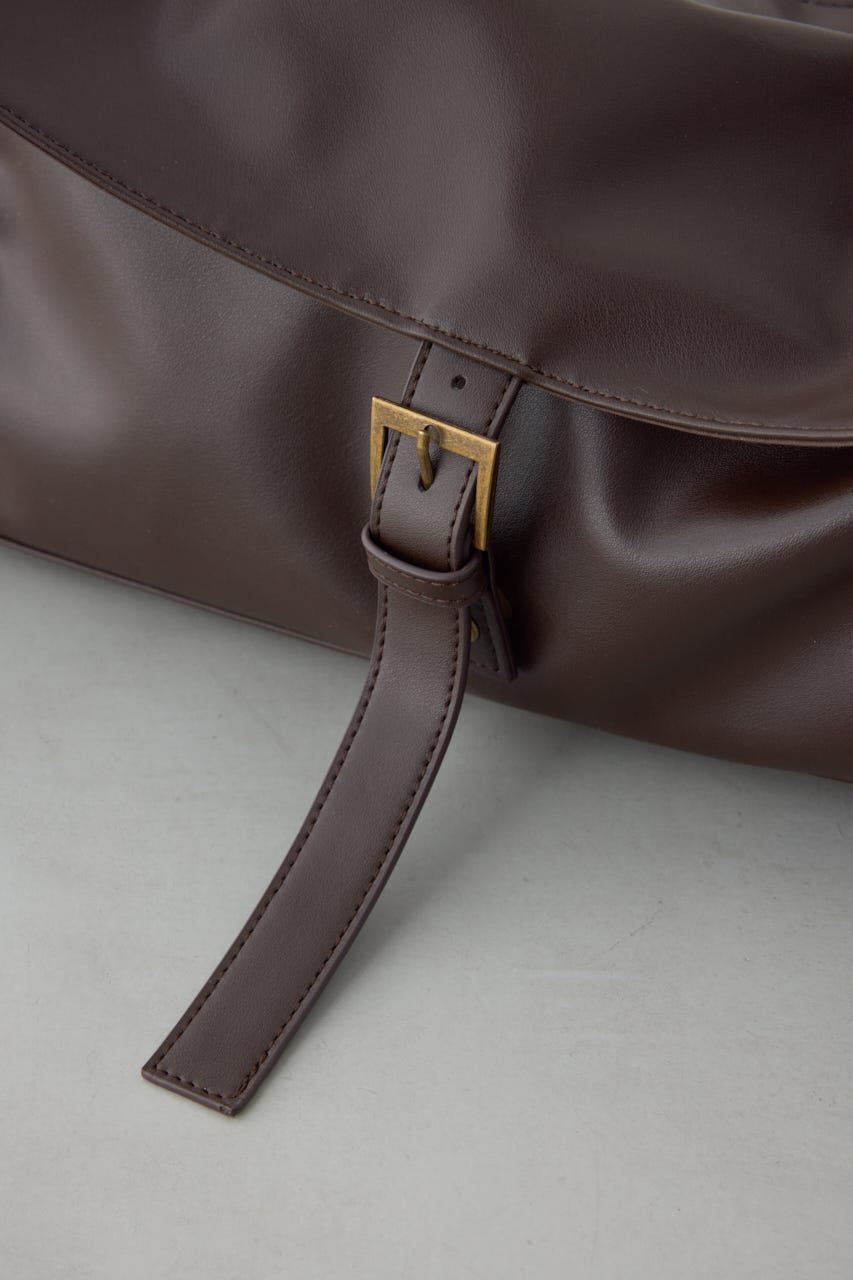 合皮ショルダーバッグ BRN FREE