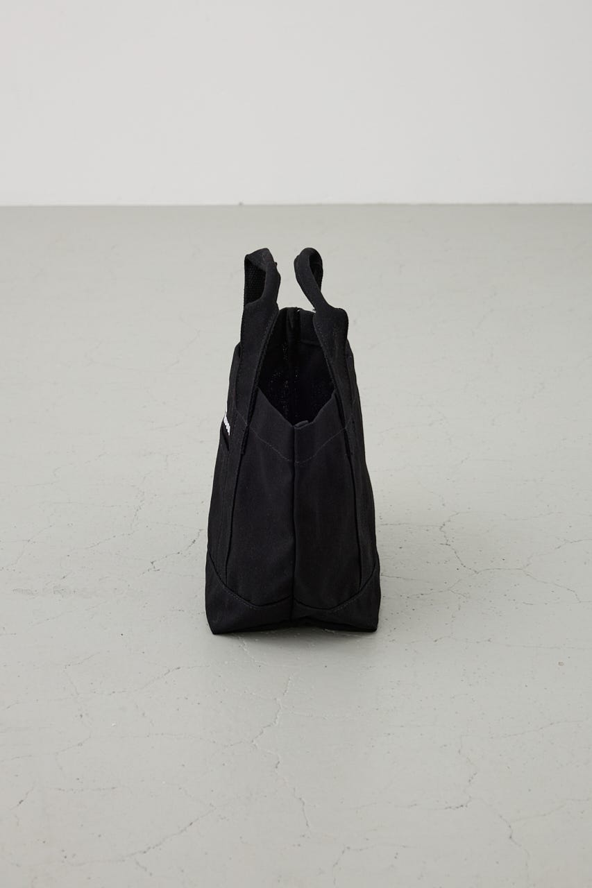 ロゴ刺繍ミニトートバック BLK FREE