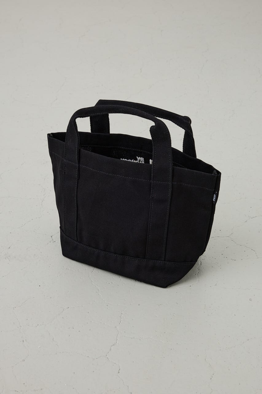 ロゴ刺繍ミニトートバック BLK FREE