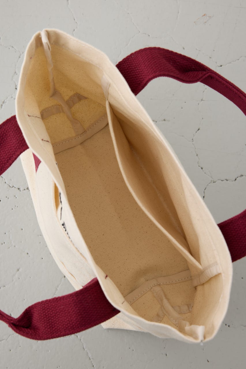 ロゴ刺繍ミニトートバック IVOY FREE