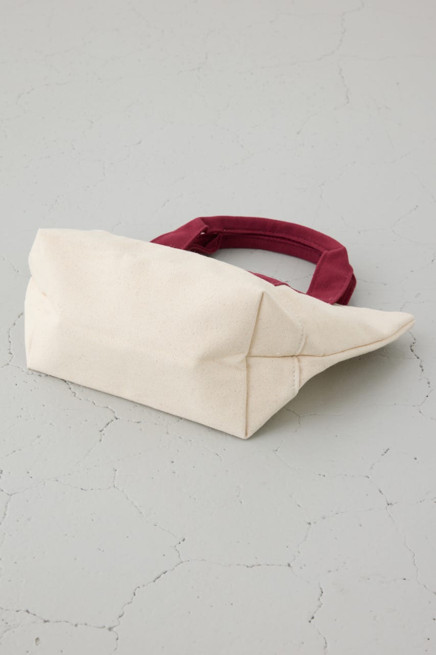 ロゴ刺繍ミニトートバック IVOY FREE