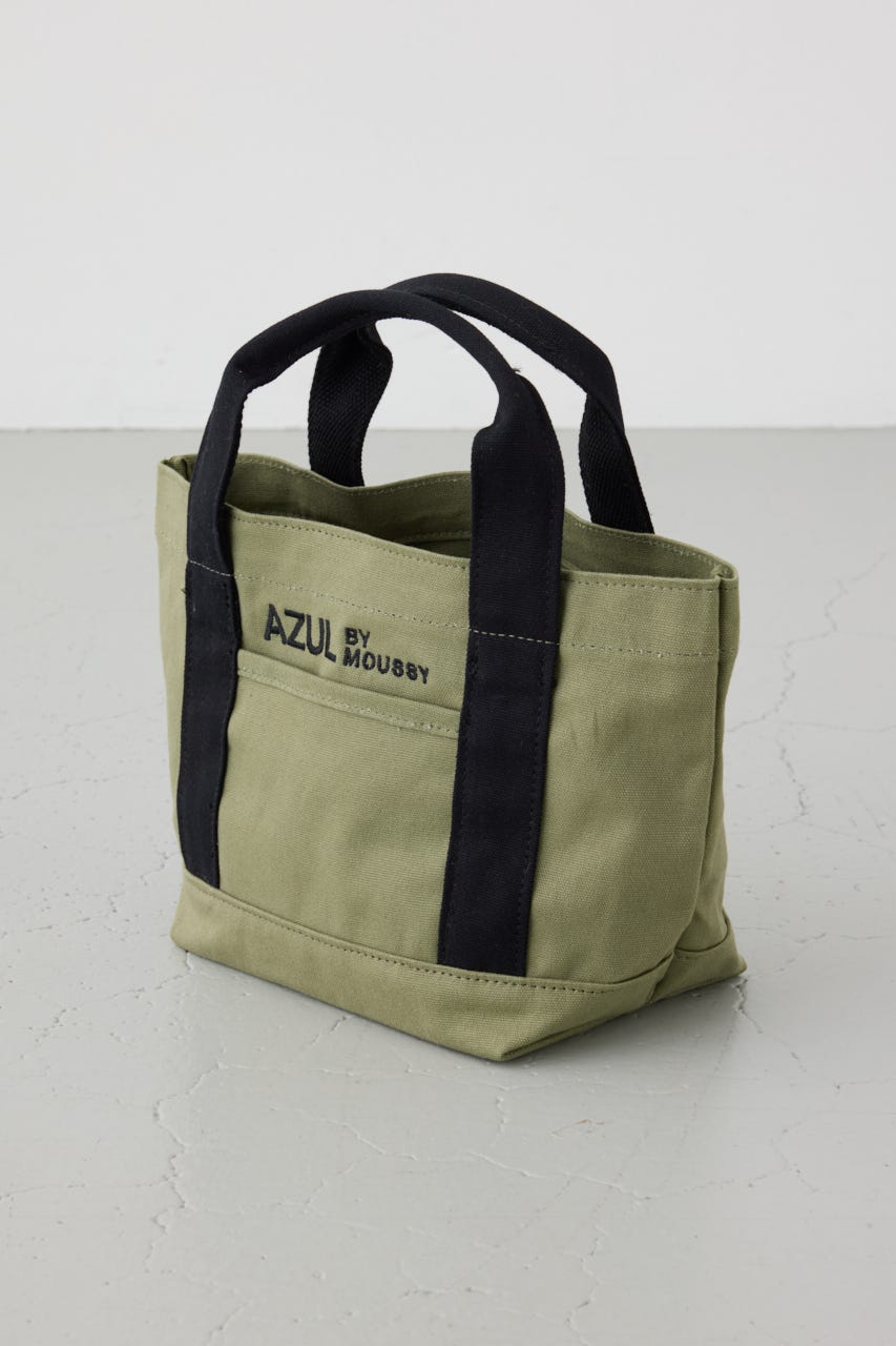 ロゴ刺繍ミニトートバック L/KHA FREE