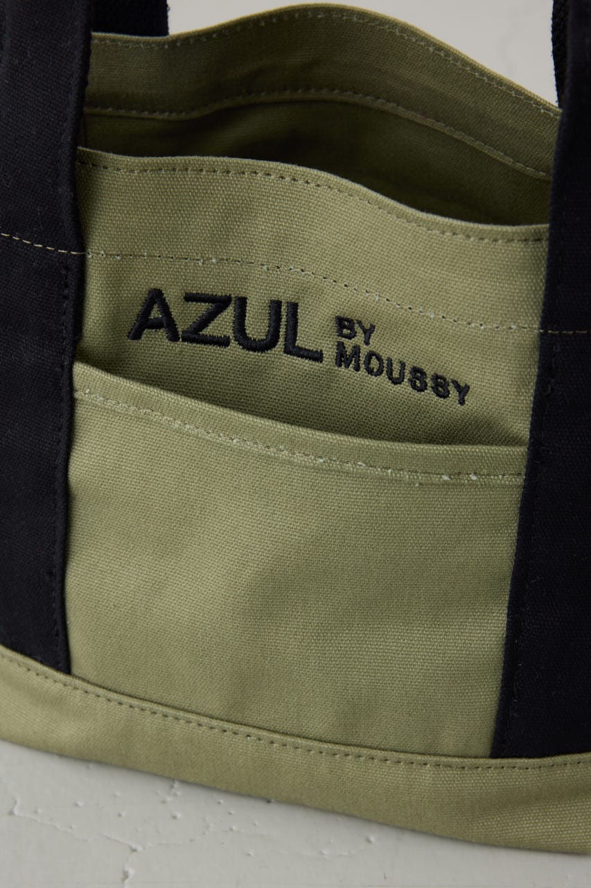 ロゴ刺繍ミニトートバック L/KHA FREE