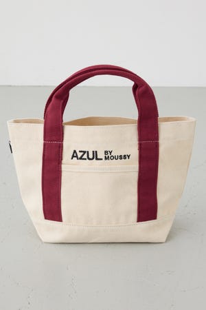 ロゴ刺繍ミニトートバック