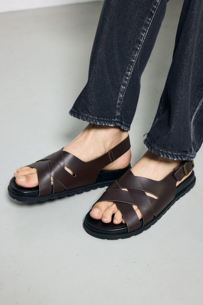 バックストラップサンダル BRN L